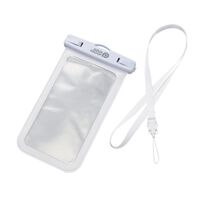 スマートフォン用防水ケース/IPX8/ネックストラップ付属/ホワイト P-WPSN04WH