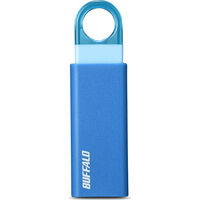 オートリターン機構 ノックスライド USB3.1（Gen1）/3.0対応 USBメモリー 16GB ブルー RUF3-KS16GA-BL