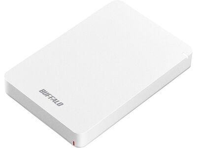 USB3.1(Gen.1)対応 耐衝撃ポータブルHDD 2TB ホワイト HD-PGF2.0U3-BWHA