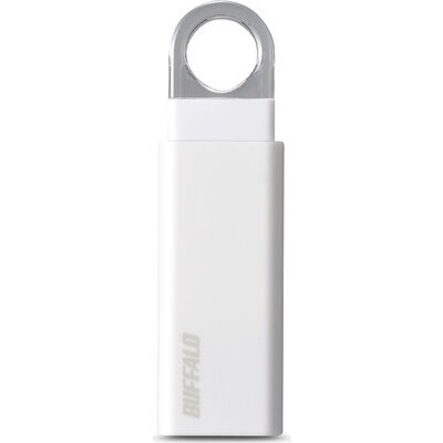 オートリターン機構 ノックスライド USB3.1（Gen1）/3.0対応 USBメモリー 32GB ホワイト RUF3-KS32GA-WH
