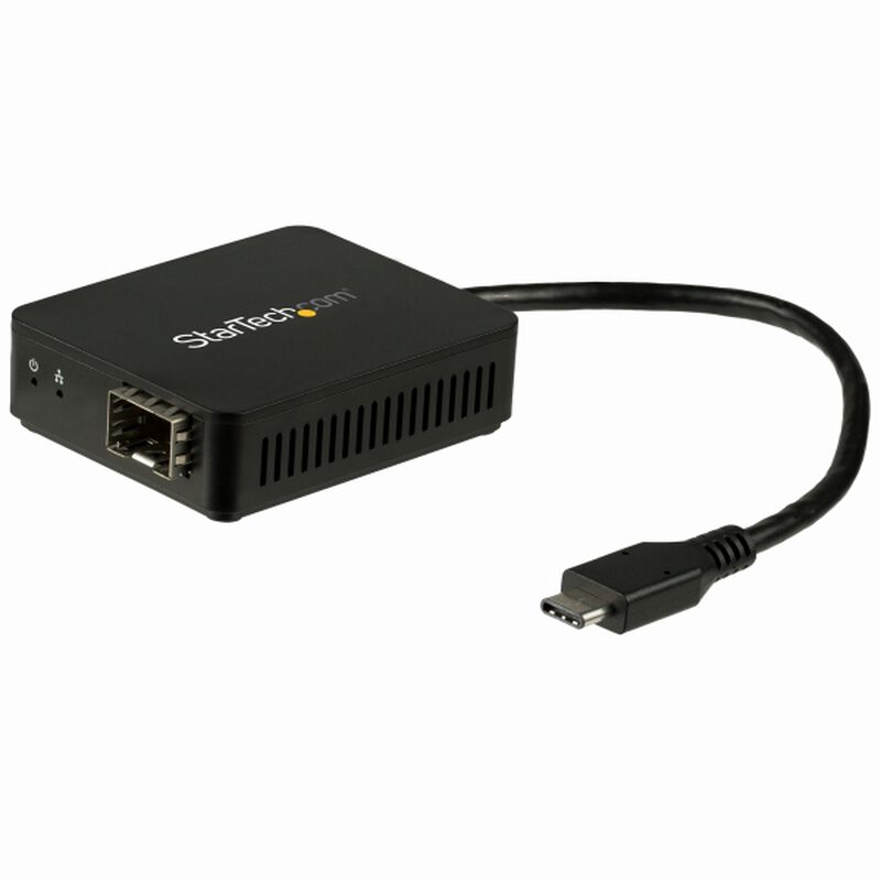 USB-C - 光ファイバー変換アダプタ オープンSFP 1000Base-SX/LX Windows/ Mac/ Linux対応 USBネットワークアダプタ US1GC30SFP