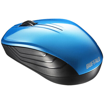 無線 BlueLED 3ボタン スタンダードマウス ブルー BSMBW107BL