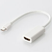 Mini DisplayPort-HDMI変換アダプタ/ホワイト/forMAC AD-MDPHDMIWH