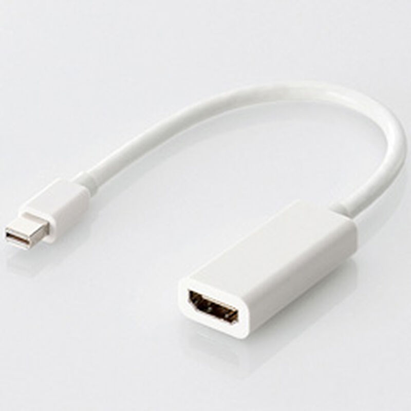 Mini DisplayPort-HDMI変換アダプタ/ホワイト/forMAC AD-MDPHDMIWH