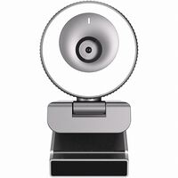 リングライト付きWebカメラ 1080P FULL HD対応 60FPS オートフォーカス 内蔵マイク 自動露出/自動ホワイトバランス DKS-CAM3G