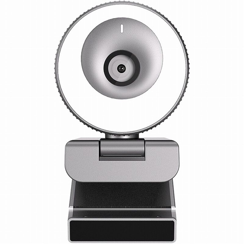リングライト付きWebカメラ 1080P FULL HD対応 60FPS オートフォーカス 内蔵マイク 自動露出/自動ホワイトバランス DKS-CAM3G