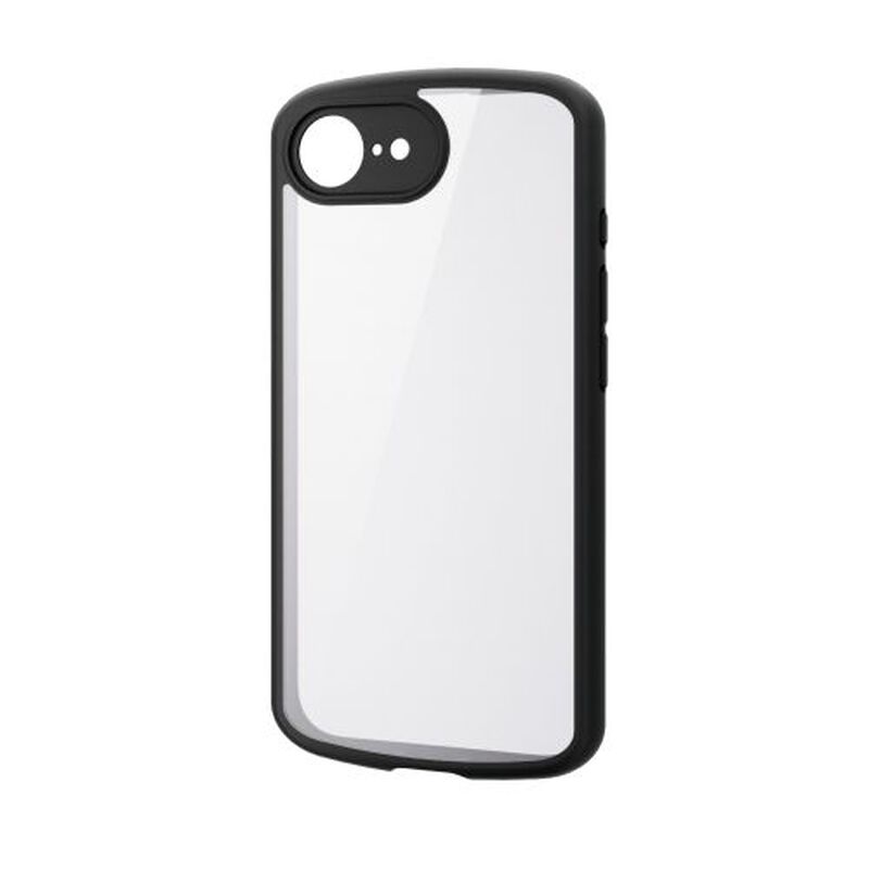 iPhone 16e/TOUGH SLIM LITE/フレームカラー/背面クリア/極限保護/ブラック PM-A25STSLFCKBK