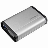 USB 3.0接続DVIビデオキャプチャーユニット 1080p/ 60fps対応 アルミ筐体 DVI-I(メス)-USBタイプB(メス) USB32DVCAPRO