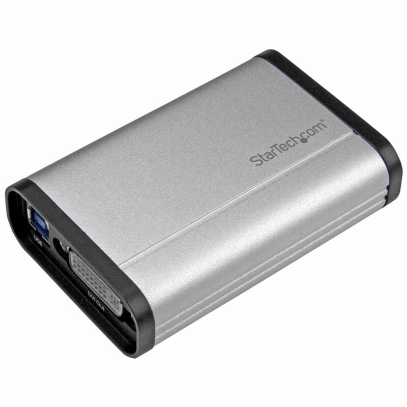 USB 3.0接続DVIビデオキャプチャーユニット 1080p/ 60fps対応 アルミ筐体 DVI-I(メス)-USBタイプB(メス) USB32DVCAPRO