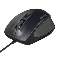 有線 BlueLED プレミアムフィットマウス Mサイズ ブラック BSMBU500MBK