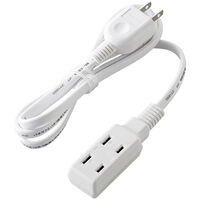 超小型モバイルタップ/3個口/1.0m/ホワイト T-M310WH