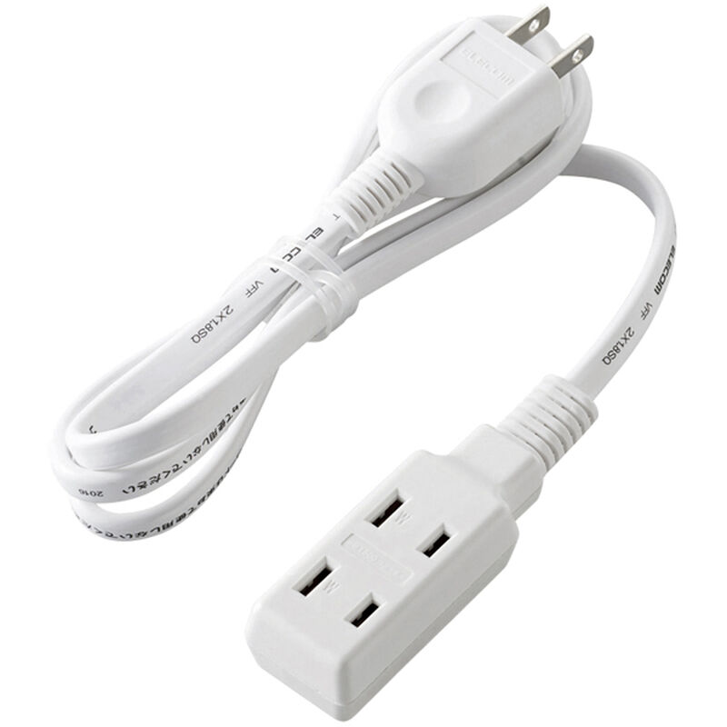超小型モバイルタップ/3個口/1.0m/ホワイト T-M310WH