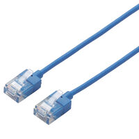 LANケーブル/CAT6A/スーパースリム/2m/ブルー LD-GPASS/BU2