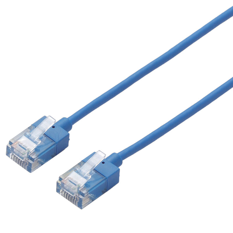 LANケーブル/CAT6A/スーパースリム/2m/ブルー LD-GPASS/BU2