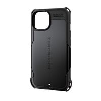 iPhone 15用ハイブリッドケース/ZEROSHOCK/ブラック PM-A23AZEROBK
