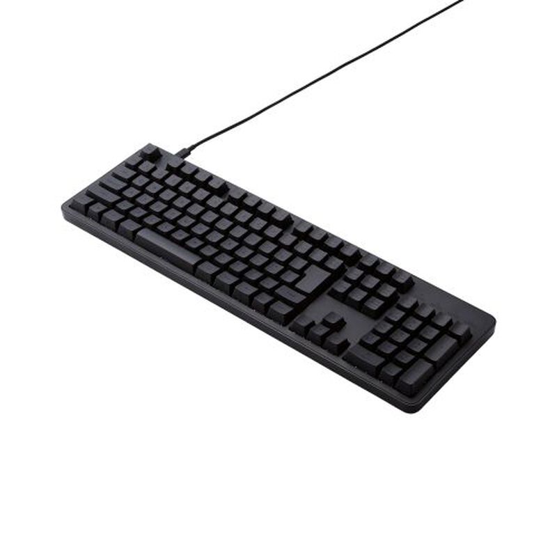 メカニカルキーボード/Leggero/有線/USB Type-C着脱式/フルサイズ/静音赤軸/吸音シート内蔵/ブラック TK-MC50UKPBK