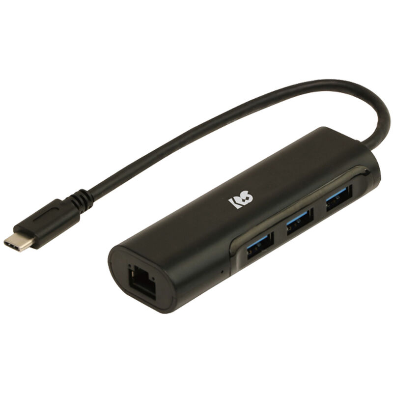 USB Type-C ギガビット対応LANアダプター USBハブ付き RS-UCLAN-H3