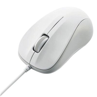 EU RoHS指令準拠 USB 光学式マウス コンパクトサイズ/簡易パッケージ仕様(ホワイト) M-K5URWH/RS