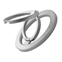 MagSafe対応 スマートフォンリング「MAGTUS」Ring Multi Stand マットシルバー LN-SMRG10SV
