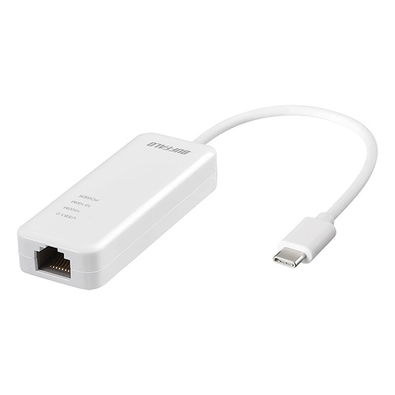 Giga対応 Type-C USB3.2(Gen1)用LANアダプター ホワイト LUA5-U3-CGTE-WH
