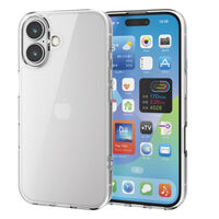 iPhone 16用ハイブリッドケース/フォルティモ(R)/クリア PM-A24AHVCK2CR