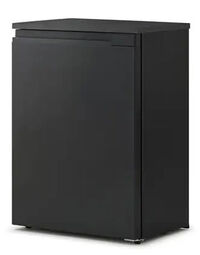 奥行スリム冷蔵庫 66L ブラック IRSN-7A-B