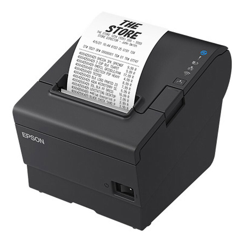 レシートプリンター/80mm・58mm/USB・有線LAN・パラレル/電源同梱/ブラック TM887P922B