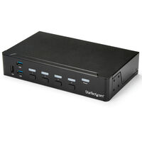 4ポートHDMI KVMスイッチ(1080p) HDMI接続CPU・PCパソコン切替器 3ポートUSB 3.0ハブ SV431HDU3A2