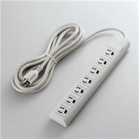 簡易パッケージ 抜け止めPCタップ マグネット付/3P7口/3m T-H3730NM