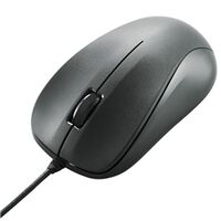 EU RoHS指令準拠 USB光学式マウス/スタンダードサイズ/簡易パッケージ仕様/ブラック M-K6URBK/RS