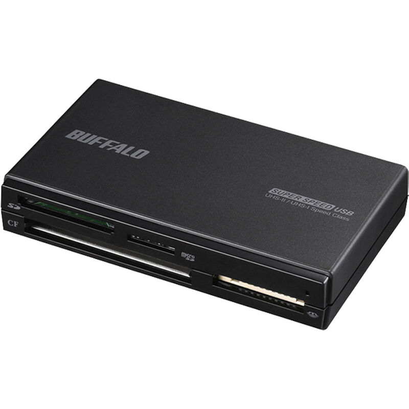 UHS-II対応 USB3.0 マルチカードリーダー ブラック BSCR700U3BK
