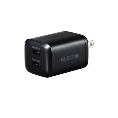 AC充電器/USB充電器/USB PD対応/30W/USB-C×2/スイングプラグ/ブラック MPA-ACCP9430BK