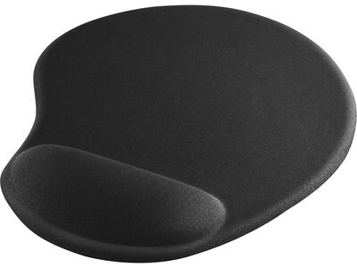 リストレスト一体型マウスパッド ブラック BSPD16BK