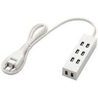 シャッタータップ/flecc barra/4個口/1.0m/ホワイト T-NFL01-2410WH