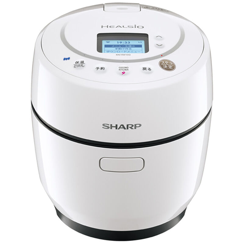 水なし自動調理鍋 ヘルシオホットクック 1L ホワイト系 KN-HW10G-W