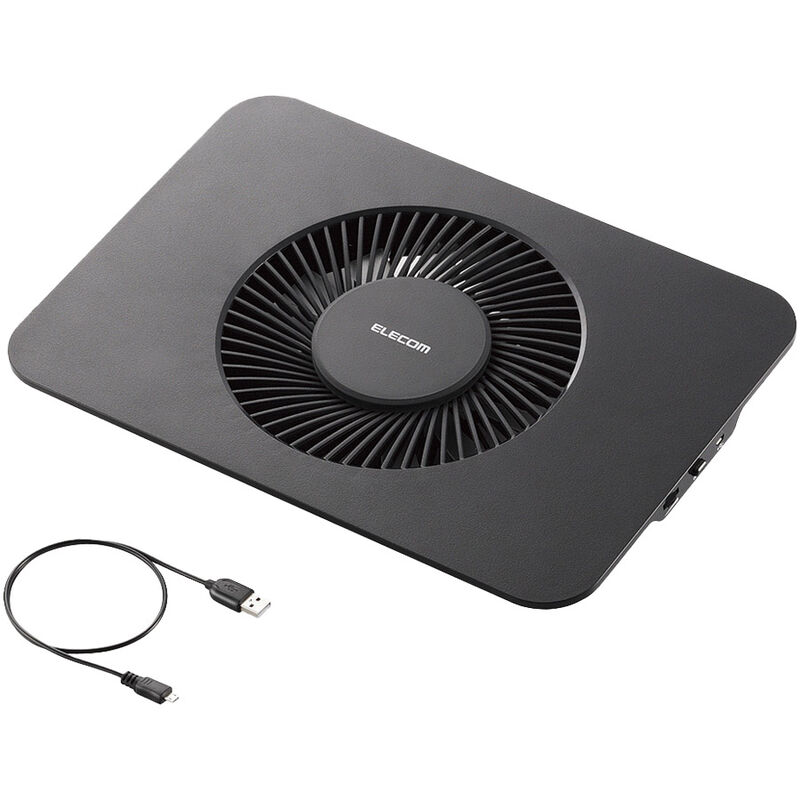 ノートPC用クーラー/置き台/大型ファン/12.1～14インチ対応/ブラック SX-CL21BK