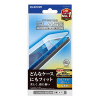 iPhone 15 Pro Max用ガラスフィルム/高透明/ブルーライトカット PM-A23DFLGGBL