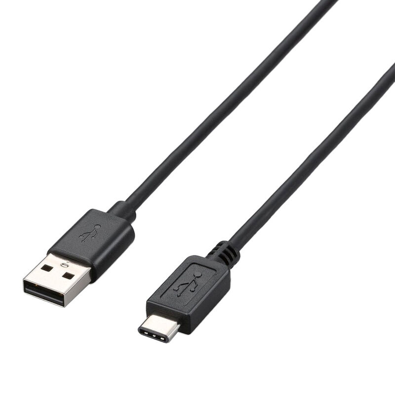 USB2.0ケーブル/A-Cタイプ/ノーマル/0.5m/ブラック U2C-AC05BK