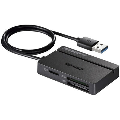 USB3.0 マルチカードリーダー スタンダード ブラック BSCR100U3BK