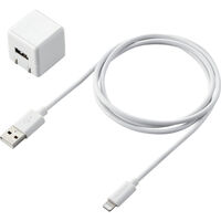Lightning-AC充電器/1.0A出力/ケーブル同梱/1.0m/ホワイト MPA-ACL04WH