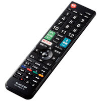 かんたんTVリモコン第2弾/東芝・レグザ用/ブラック ERC-TV02BK-TO