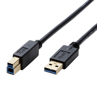 USB3.0ケーブル/A-Bタイプ/1.5m/ブラック DH-AB3N15BK