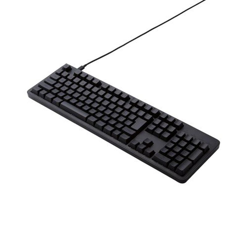 メカニカルキーボード/Leggero/有線/USB Type-C着脱式/フルサイズ/赤軸/ブラック TK-MC50UKLBK