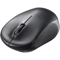 無線（2.4GHz） IR LED光学式マウス 3ボタン/電池長持ち ブラック BSMRW100BK