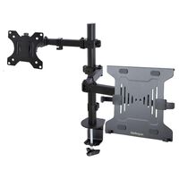 モニターアーム/ノートパソコン トレイ付/1画面/最大32インチディスプレイ/VESA対応 A2-LAPTOP-DESK-MOUNT