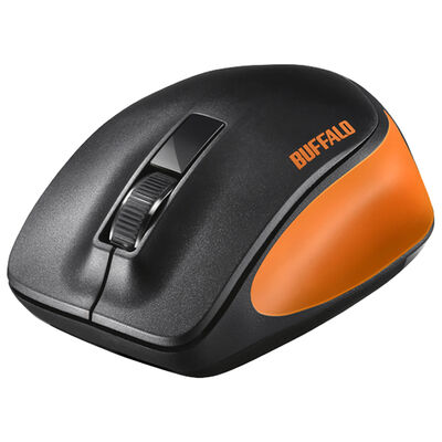 無線 BlueLED 3ボタン プレミアムフィットマウス オレンジ BSMBW300MOR