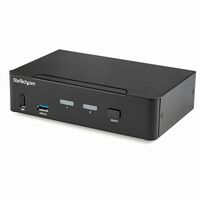 2ポートDP対応KVMスイッチ 4K/60Hz対応CPU切り替え器 USB 3.0ハブ搭載 DP 1.2対応 SV231DPU34K
