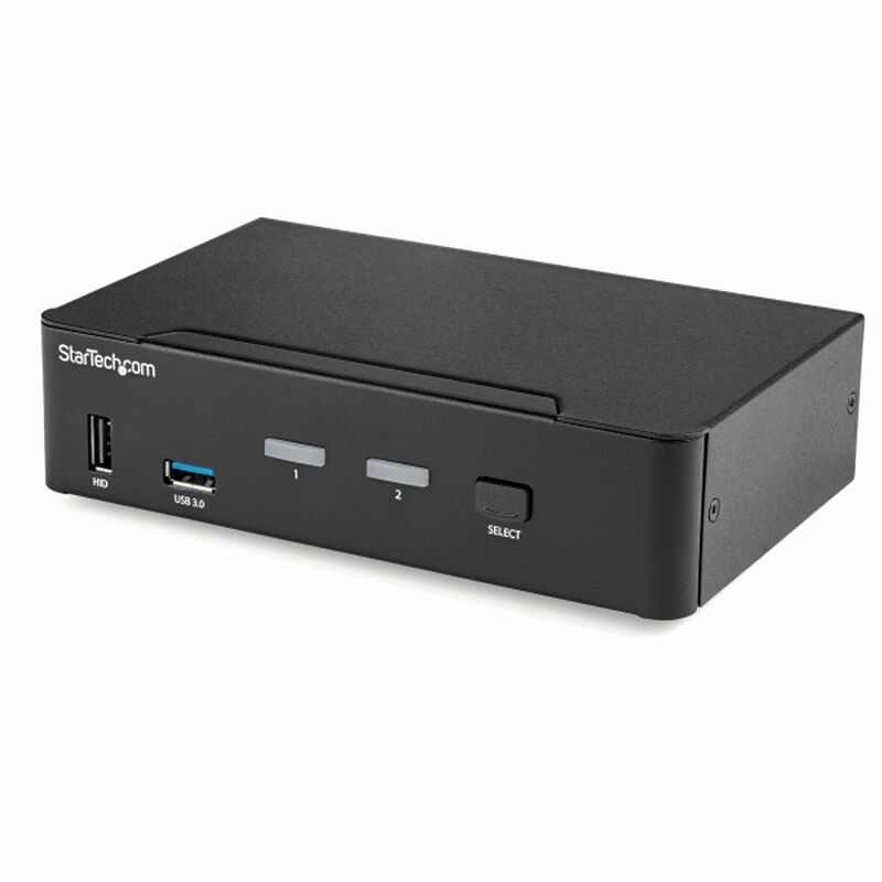 2ポートDP対応KVMスイッチ 4K/60Hz対応CPU切り替え器 USB 3.0ハブ搭載 DP 1.2対応 SV231DPU34K