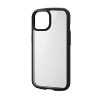 iPhone 15用ハイブリッドケース/TOUGH SLIM LITE/フレームカラー/ストラップシート付属/ブラック PM-A23ATSLFCBK