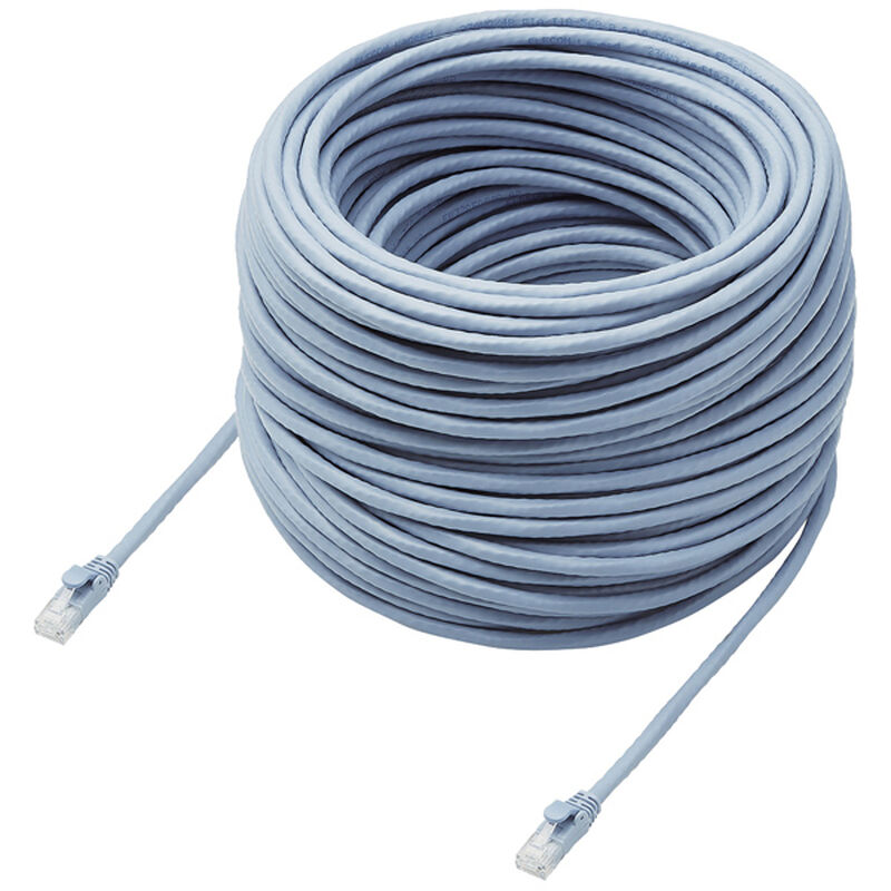 LANケーブル/CAT6A対応/EU RoHS指令準拠/ツメ折れ防止カバー/簡易パッケージ仕様/60m/単線/ブルー LD-GPAT/BU60/RS